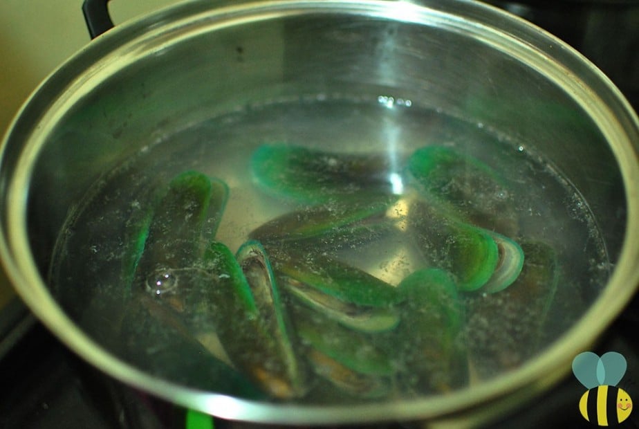 baked tahong