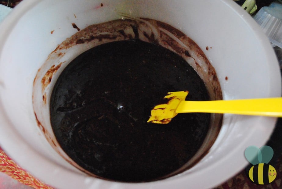 brownie chocolate mixture