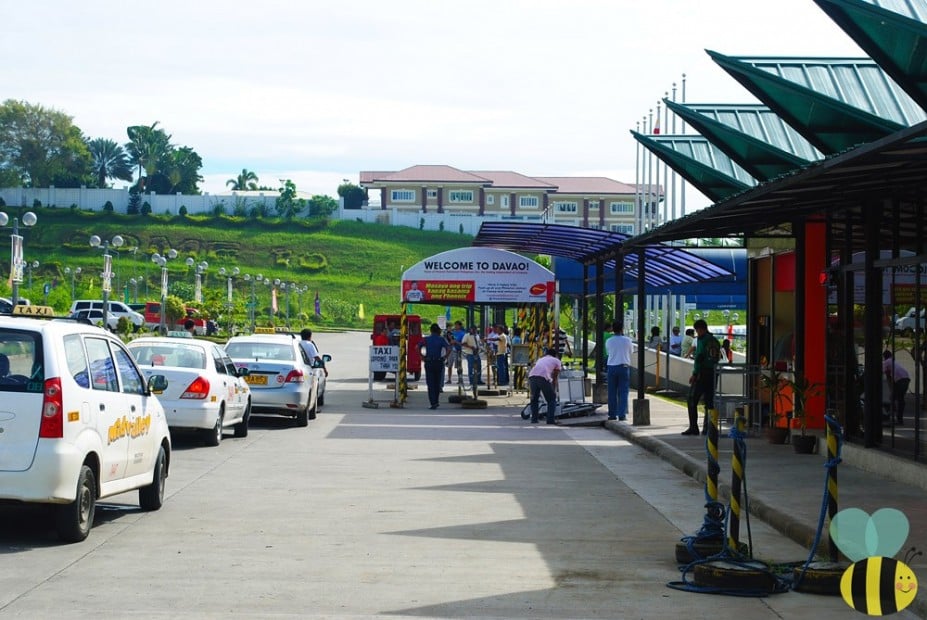 taxi lane in Davao airport
