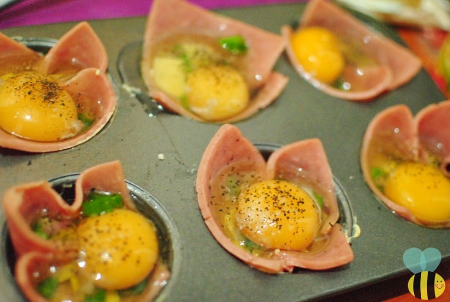 ham and egg breakfast cups ham and egg breakfast cups